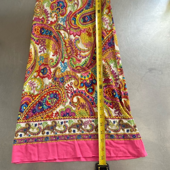 Dolce & Gabbana Paisley Colorful Sleeveless Summer Shift dress - Picture 6 of 11